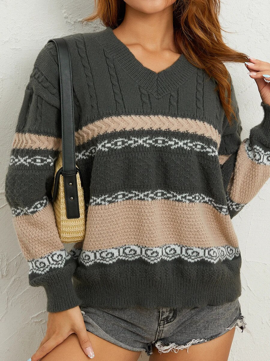 Bombai stretch knit sweater, 3 sizes