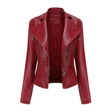 Mintis mujer polipiel chaqueta motera Sevilla, 6 colores, tallas (36-44)
