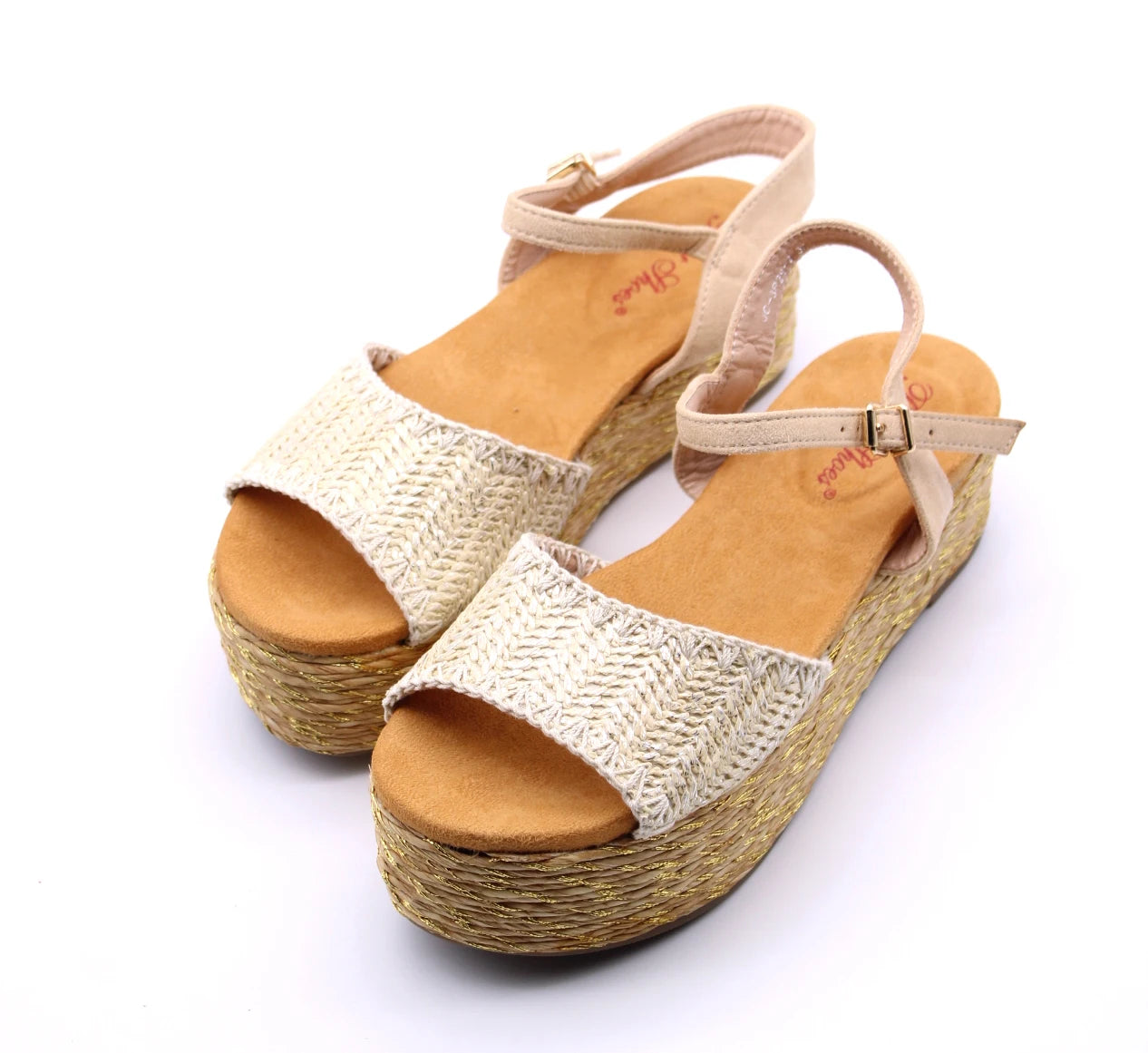 Sandalias Rebeca plataforma, Made in Spain, 4 colores