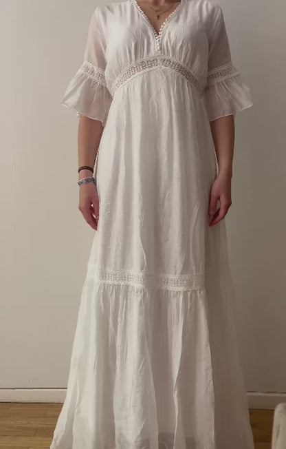 Catalina cotton and lace lace dress, 5 sizes