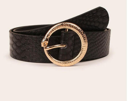 Ankita belt with golden buckle, 2 colors