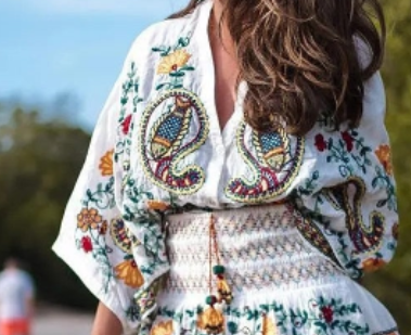 Embroidered Bendimia blouse, 3 models