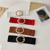 Waterloo elastic buckle cummerbunds, 4 colors