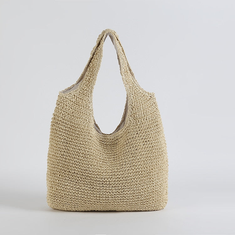 Blossom raffia bag, 3 colours, 2 models