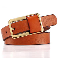 Ceinture Natalia avec boucle dorée, 8 couleurs