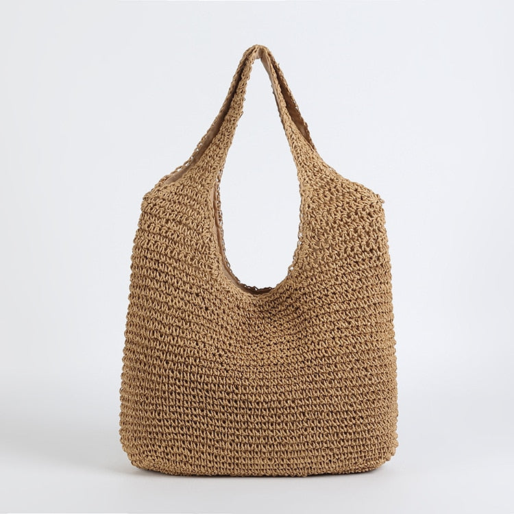 Blossom raffia bag, 3 colours, 2 models