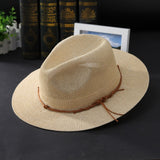 Adjustable Natalie hat with leather ribbon, 3 colors