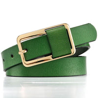 Ceinture Natalia avec boucle dorée, 8 couleurs