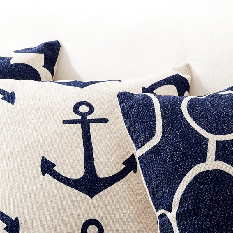 Mariners Atlantico linen cushion cover, various models, various sizes