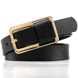 Ceinture Natalia avec boucle dorée, 8 couleurs