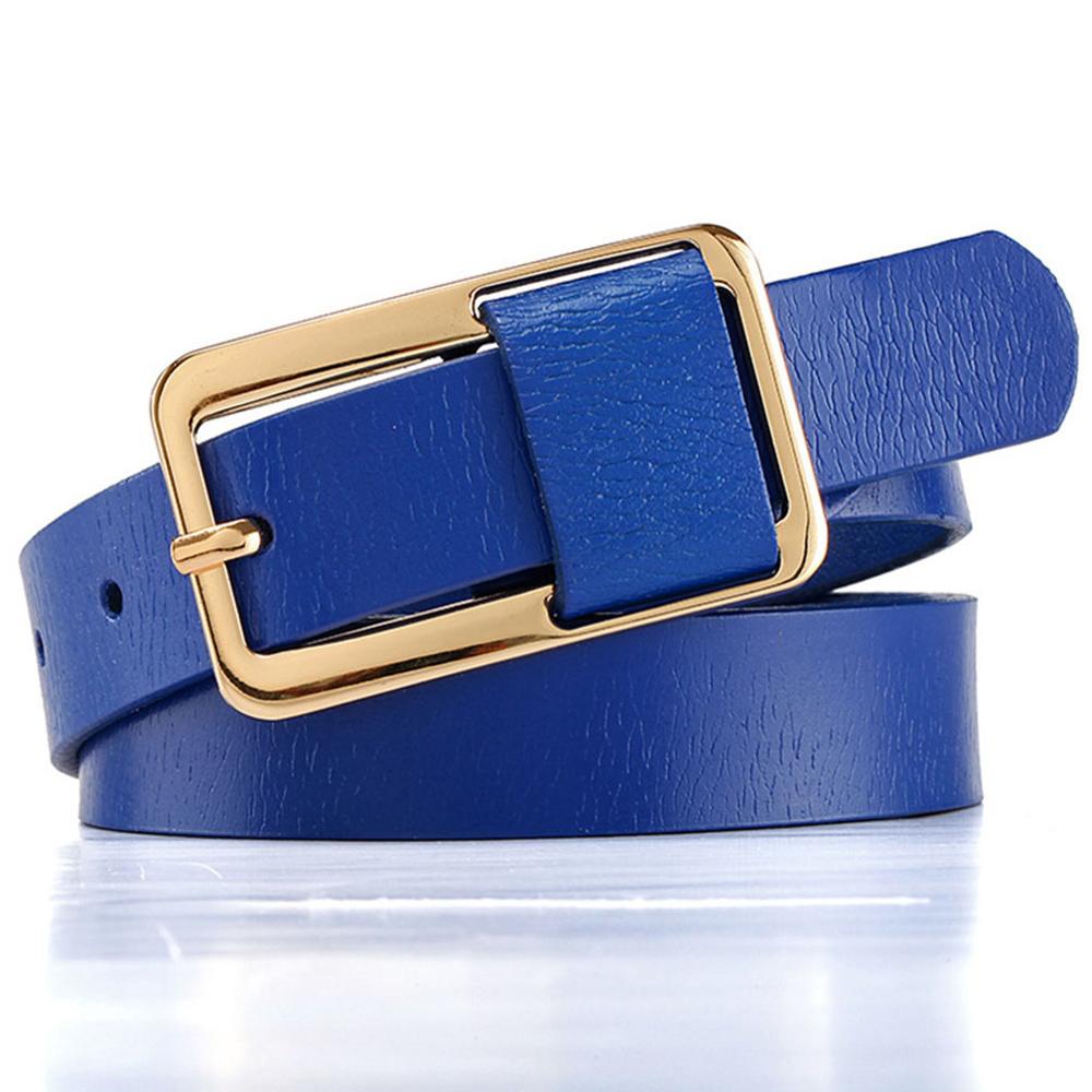 Ceinture Natalia avec boucle dorée, 8 couleurs