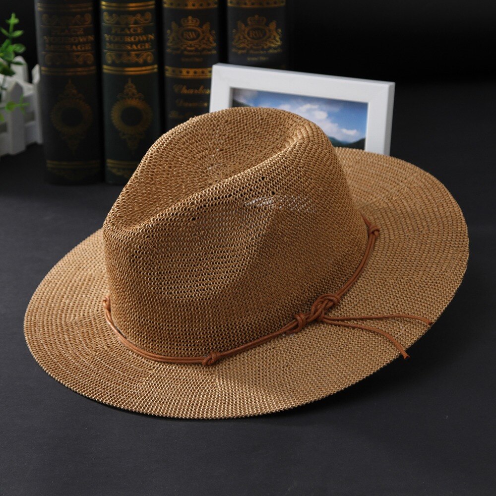 Adjustable Natalie hat with leather ribbon, 3 colors