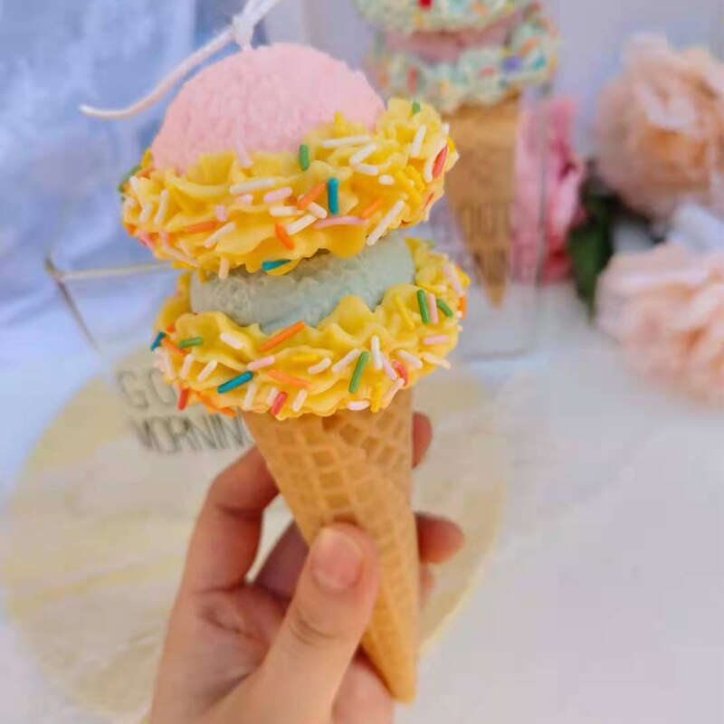 Vela Crispy Cone Scented Helado cono , aromatica