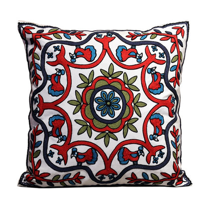 Handmade embroidery cushion cover without filling 45X45cm, various colors