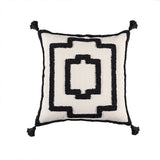 Housse de coussin brodée marocaine sans rembourrage taie d'oreiller tuftée 30x50cm/45x45cm