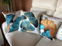 Renata linen cushion cover without filling, 8 flowers, 4 sizes