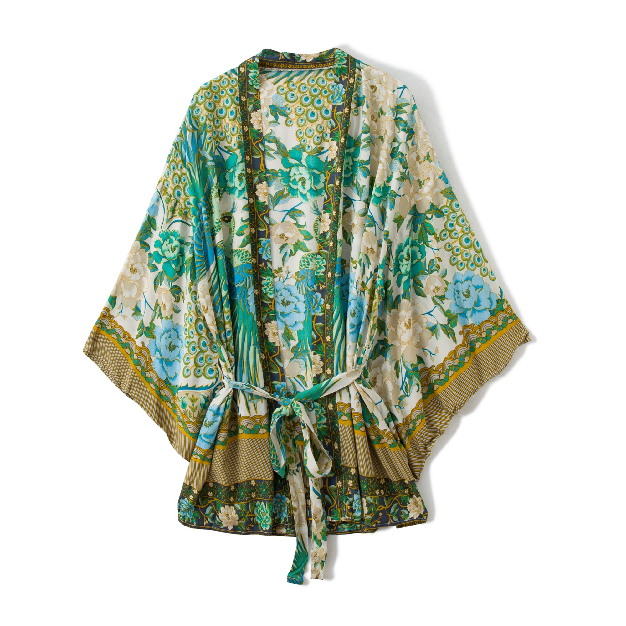 Kimono Aromatic con fajín , 2 colores, 4 colores