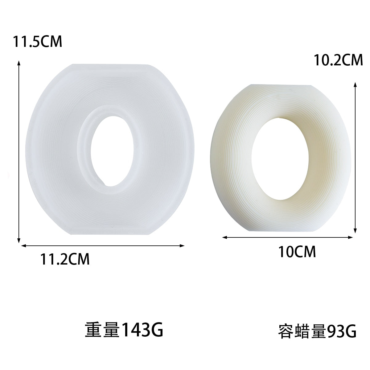 Molds to have Big Donuts candles, various models