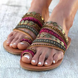 Habibi embroidered ethnic sandals
