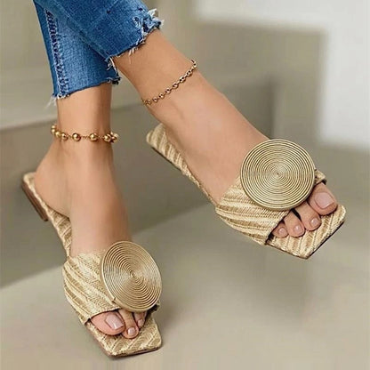 Sandalias Rachel rafia