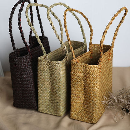 Rattan Holiday basket bag, 3 colors