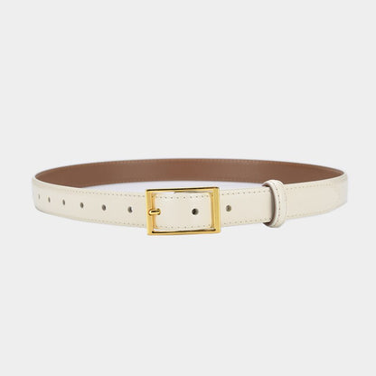 Fiona thin belt with buckle, 12 colors, 105 cm