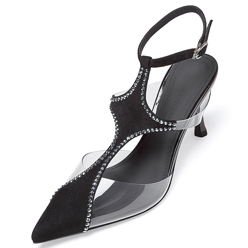 Chaussure en cuir suédé Fatima
