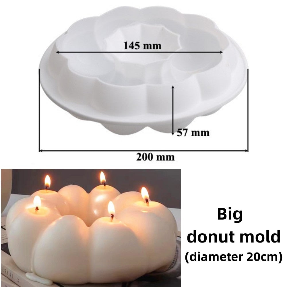 Moldes para haver velas Big Donuts, varios modelos