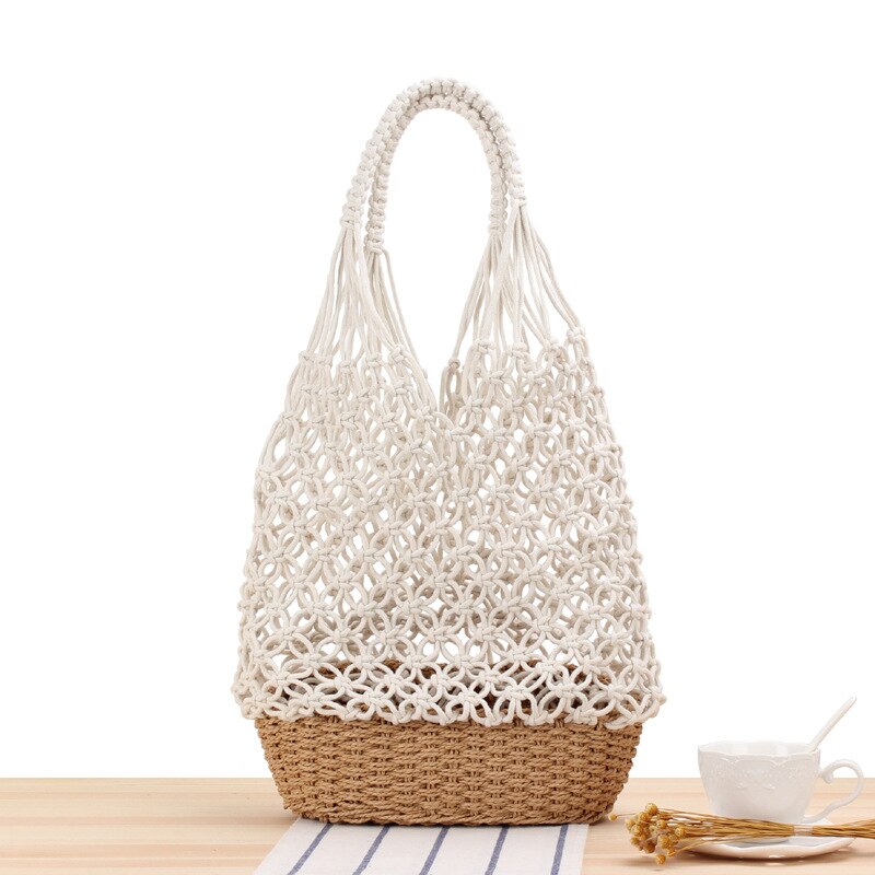 Boho Chris base raffia bag, 5 colors