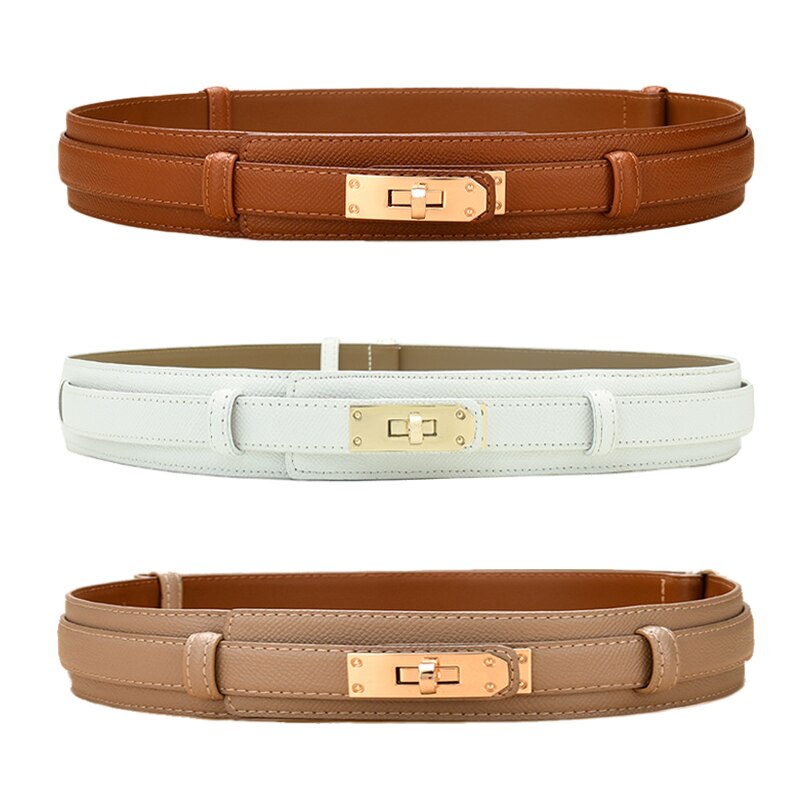 Jenifer leather belt, 6 colors