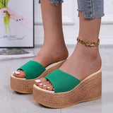 Sandalias plataforma Uruguay, 4 colores