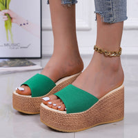 Sandalias plataforma Uruguay, 4 colores