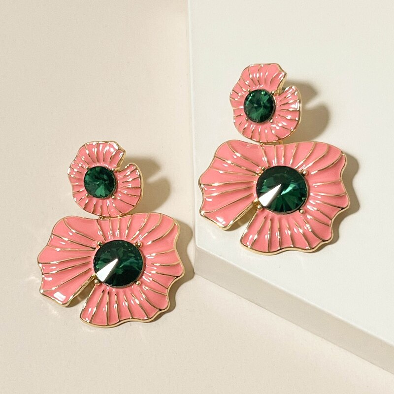 Flowers earring, 6 colors