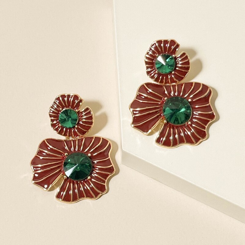 Flowers earring, 6 colors