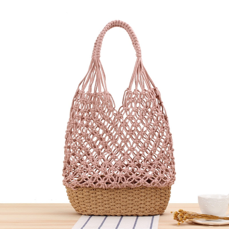 Bolso rafia Boho Chris base, 5 colores