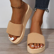 Rolling wedge sandals, 2 colors