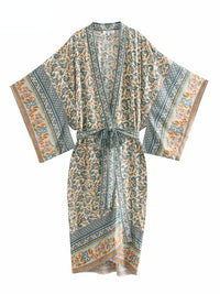 Kimono Aroma largo incluye fajín, 2 colores, 3 tallas