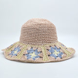 Chapeau en raphia Carlota diverses couleurs