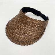 Chapeau Casquette Visière Rotin, 3 coloris
