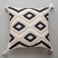 Funda de Cojin Marroqui Bordado  sin relleno Tufted Pillowcase 30x50cm/45x45cm