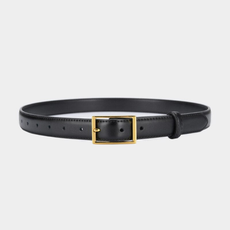 Fiona thin belt with buckle, 12 colors, 105 cm