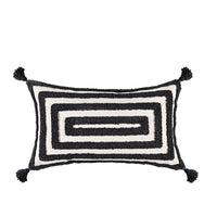 Housse de coussin brodée marocaine sans rembourrage taie d'oreiller tuftée 30x50cm/45x45cm