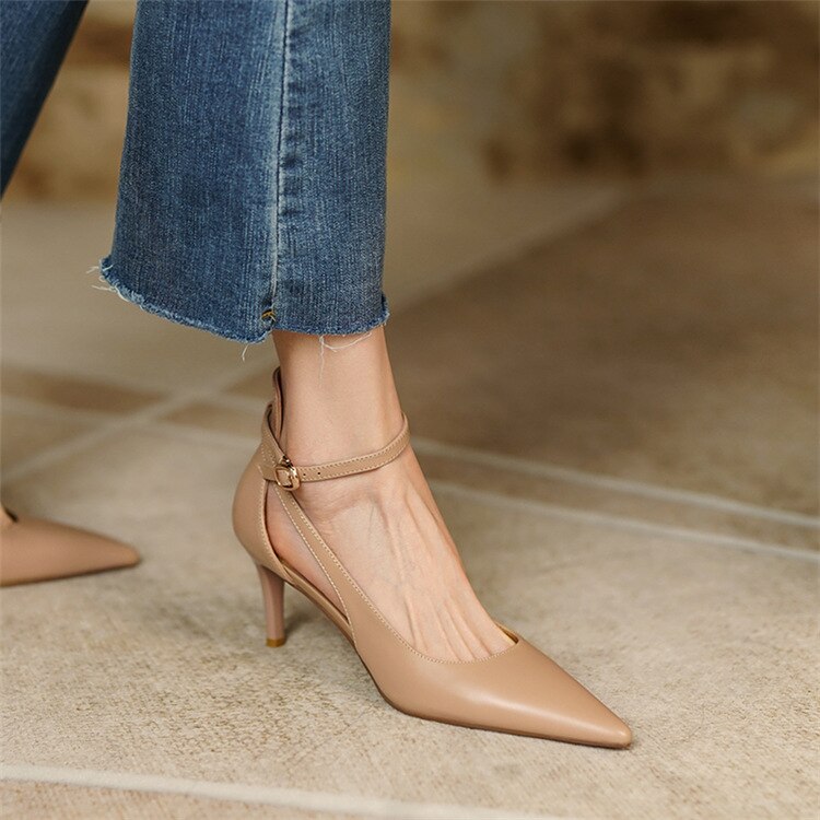 Italian heeled shoe, 2 colors