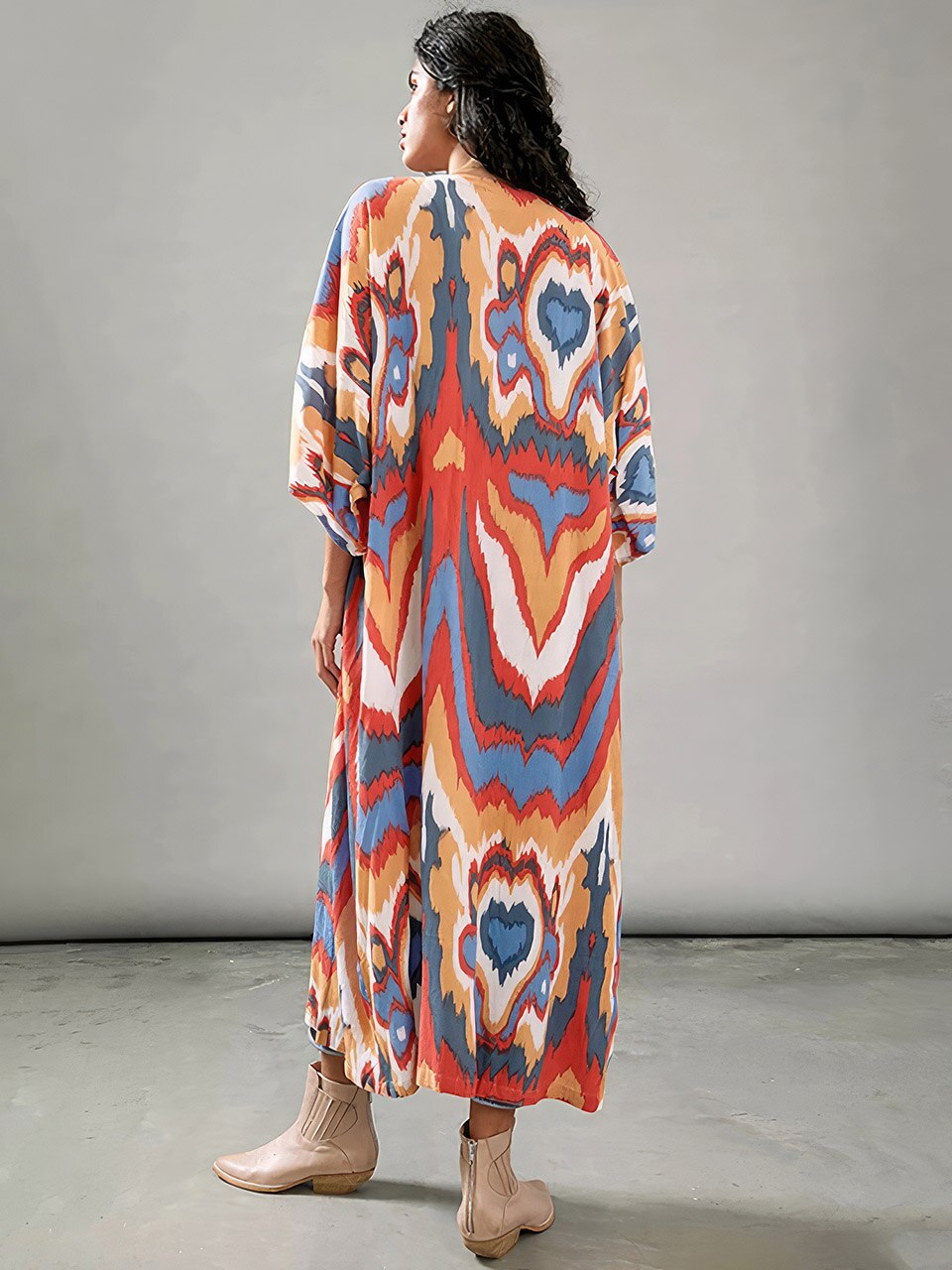 Kimono Tunic Fabiola multicolor, one size