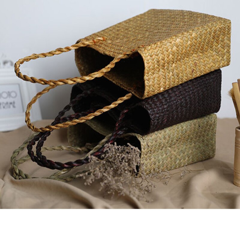 Rattan Holiday basket bag, 3 colors