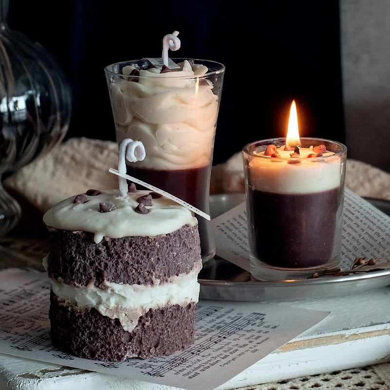 Velas Coffee Aromatic Cake, 2 modelos