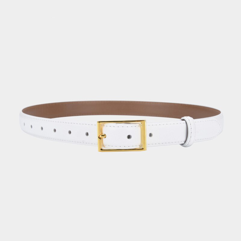 Fiona thin belt with buckle, 12 colors, 105 cm