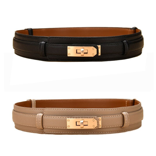 Jenifer leather belt, 6 colors