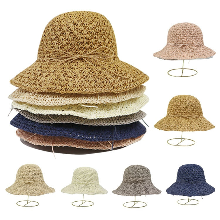 France raffia hat, 6 colors