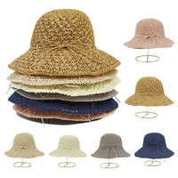 France raffia hat, 6 colors